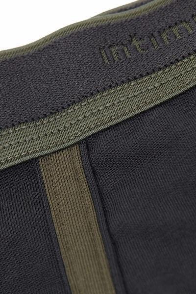 Black Boxer Shorts 824J, , large image number 4