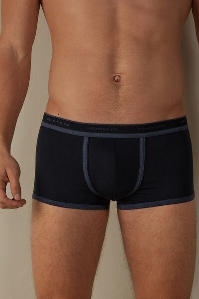 Blue Superior Cotton Boxers, , medium