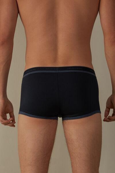 Blue Superior Cotton Boxers, , large image number 3