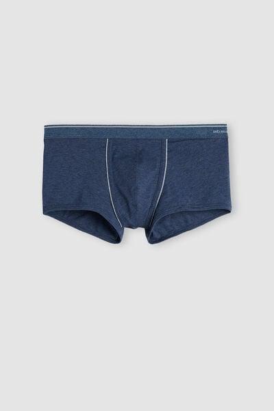 Blue Superior Cotton Boxersextra-Fine, Denim Blue Blend/light Grey Blend, large image number 2