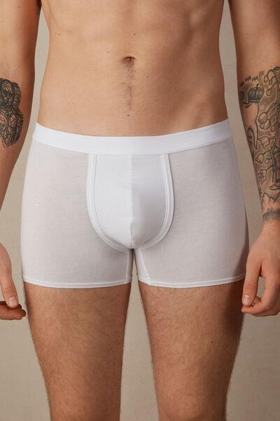 White Fresh Cotton Boxers, , medium