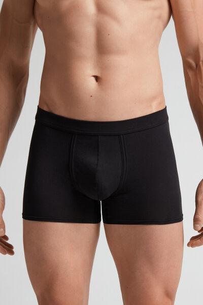 Black Fresh Cotton Boxers, , medium