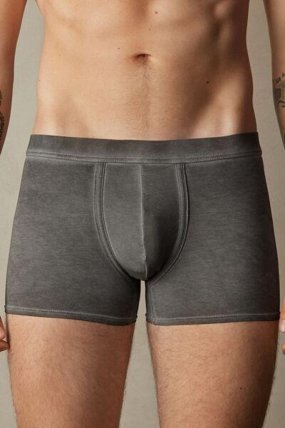 Black Fresh Cotton Boxers, B601_040J, large image number 0