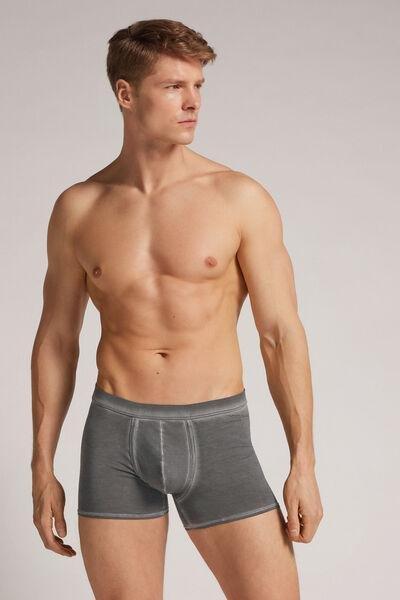 Black Fresh Cotton Boxers, B601_040J, large image number 1