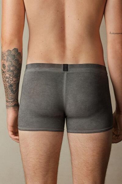 Black Fresh Cotton Boxers, B601_040J, large image number 2