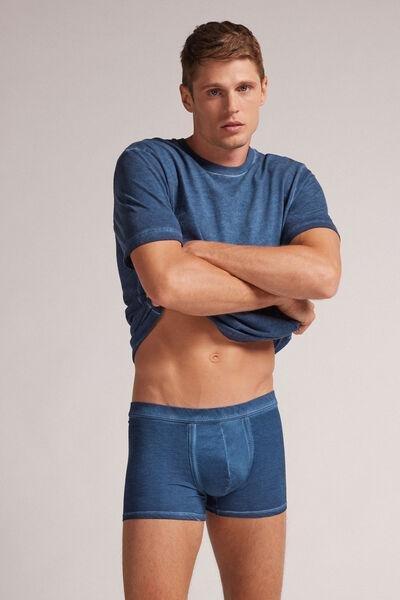 Dark Denim Washed Boxer Briefs, , large image number 1