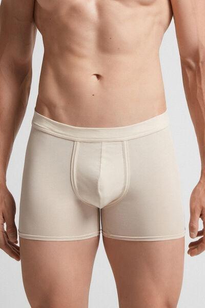 Beige Fresh Cotton Boxers, , large image number 0