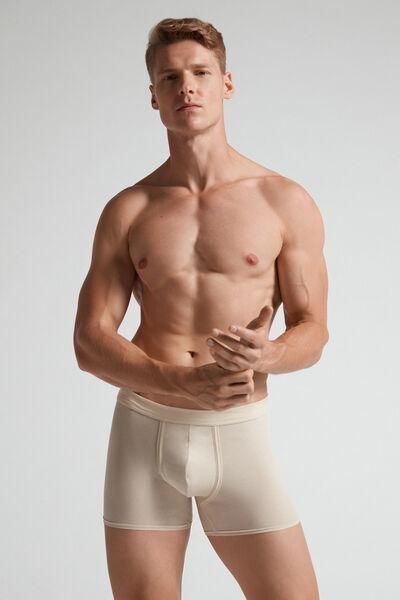 Beige Fresh Cotton Boxers, , large image number 1