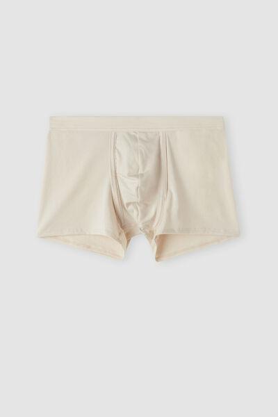 Beige Fresh Cotton Boxers, , large image number 2