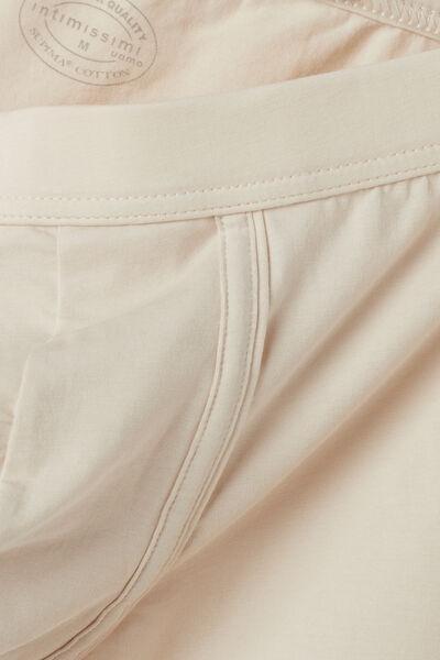 Beige Fresh Cotton Boxers, , large image number 4