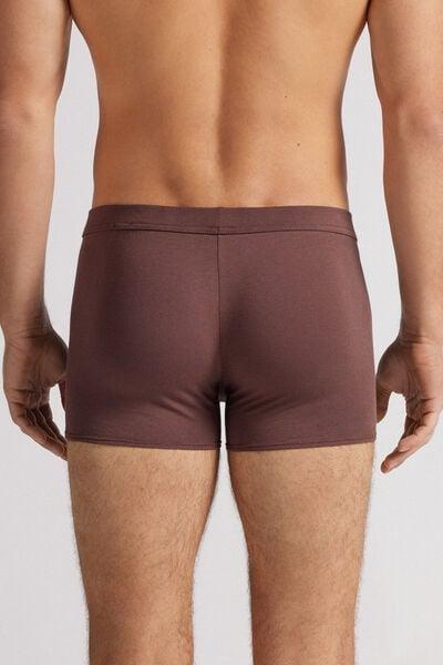 Brown Plain Boxer Briefs, , large image number 3