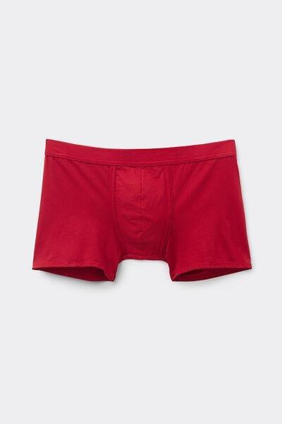 Red Natural Fresh Cotton Boxer Briefs, , large image number 2