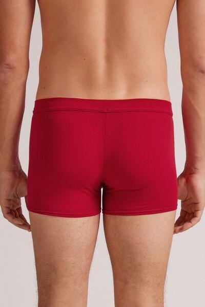 Red Natural Fresh Cotton Boxer Briefs, , large image number 3