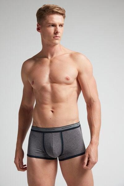 Grey Fresh Cotton Boxers, B601_080I, large image number 1
