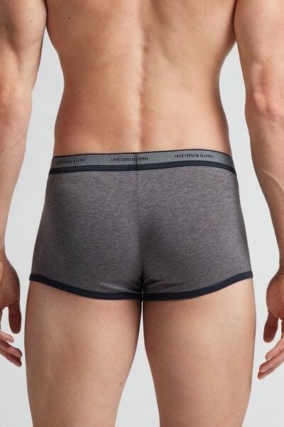 Grey Fresh Cotton Boxers, B601_080I, large image number 3