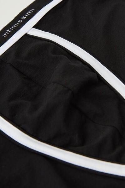 Black Fresh Cotton Boxers, B601_661I, large image number 4