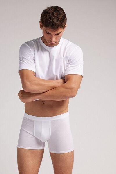 White Premium Cotton Boxers, , large image number 1