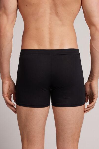 Black Premium Cotton Boxers, , medium
