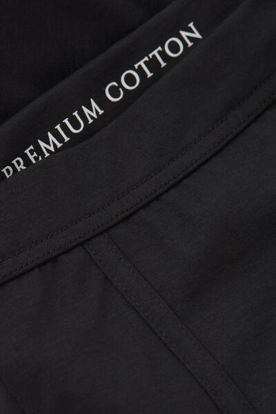 Black Premium Cotton Boxers, , large image number 1