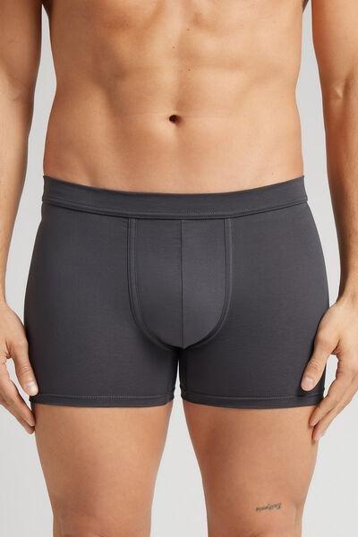 Grey Premium Cotton Boxers, , medium