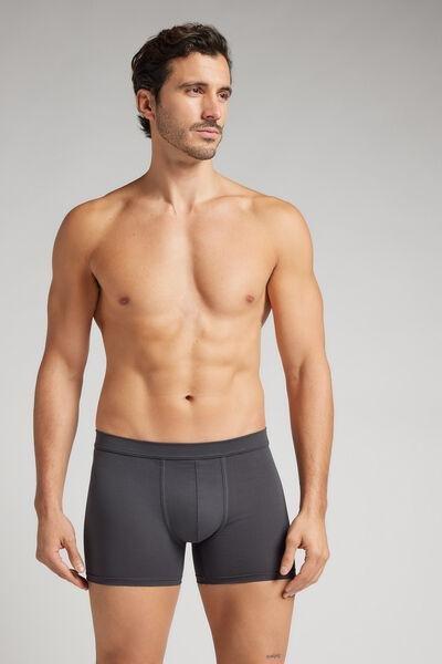 Grey Premium Cotton Boxers, , large image number 1