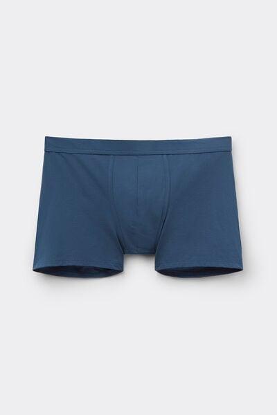 Blue Stretch Premium Cotton Boxers, B601_886J, large image number 2
