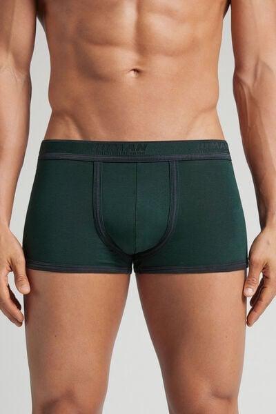 Green Embroidered Superior Cotton Boxers, B601_026K, medium