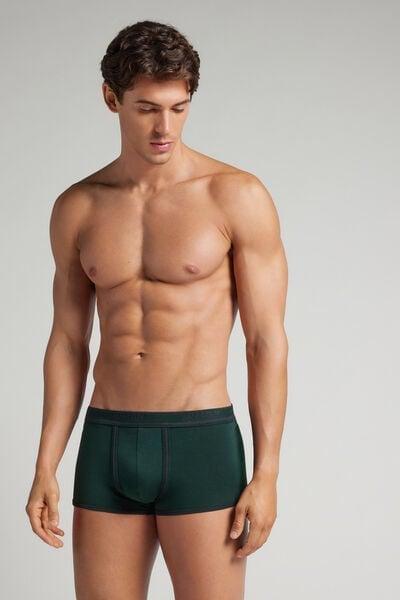 Green Embroidered Superior Cotton Boxers, B601_026K, large image number 1