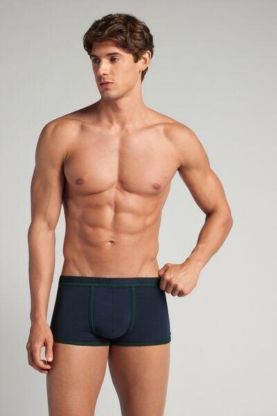 Blue Embroidered Superior Cotton Boxers, B601_027K, large image number 1