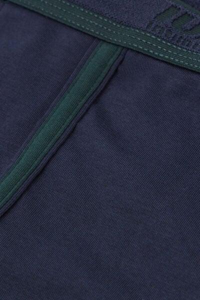 Blue Embroidered Superior Cotton Boxers, B601_027K, large image number 4