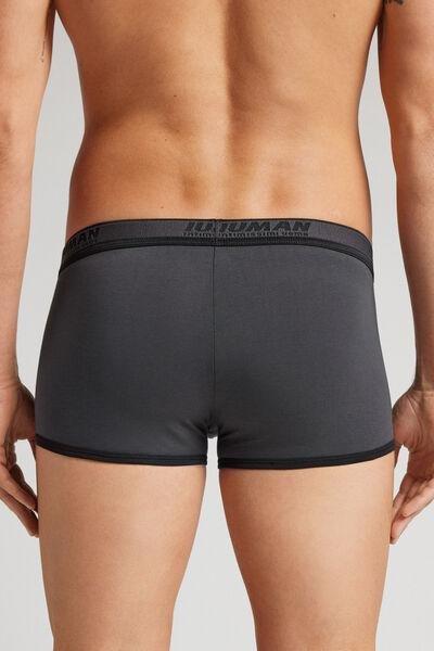 Grey Superior Cotton Boxers, B601_708J, large image number 3