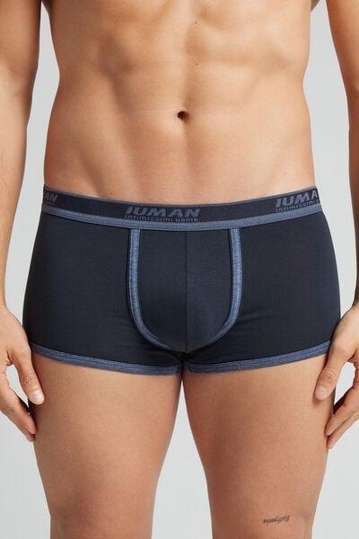 Navy Superior Cotton Boxers, , large image number 0