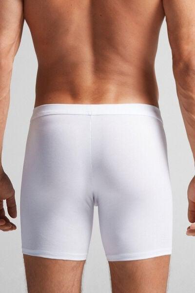 White Long Stretch Boxers, White, large image number 3
