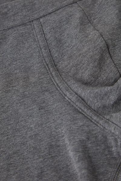 Grey Long Superior Cotton Boxers, , large image number 4