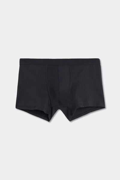 Black Losse Fit Cotton Boxers, Black, large image number 2