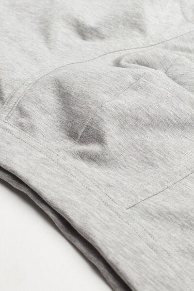 Grey Superior Cotton Boxers, Light Grey Blend, large image number 4