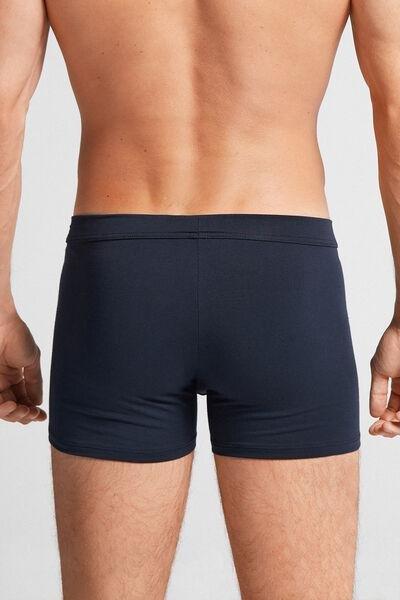 Blue Superior Cotton Boxers, , large image number 3