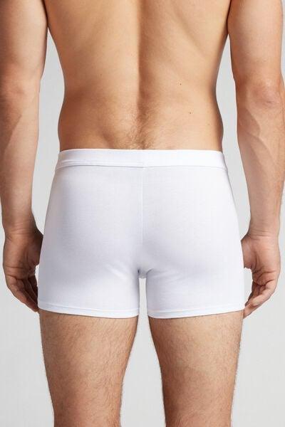 White Superior Cotton Boxers, White, large image number 3