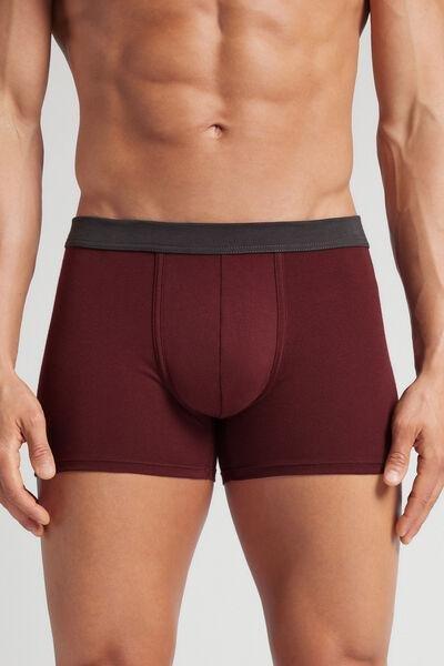 Burgundy The Indestructible Elasticated Cotton Boxers, B601_024K, large image number 0