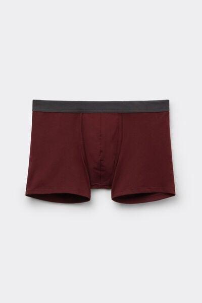 Burgundy The Indestructible Elasticated Cotton Boxers, B601_024K, medium