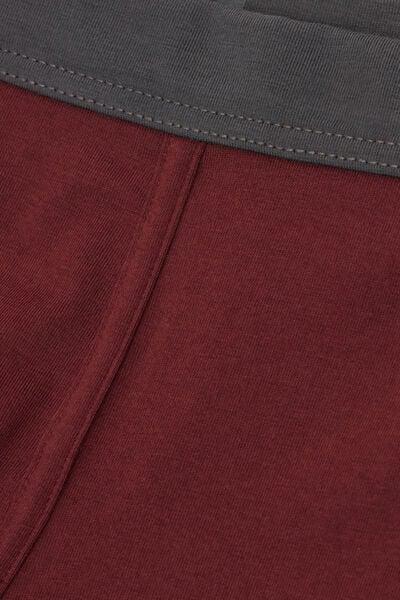 Burgundy The Indestructible Elasticated Cotton Boxers, B601_024K, large image number 4