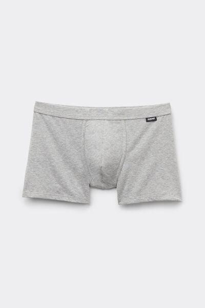 Grey Superior Cotton Boxers, Light Grey Blend, large image number 2
