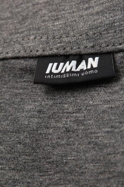 Grey Superior Cotton Boxers, Graphite Grey Blend, large image number 4