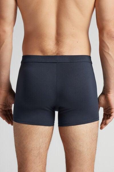Blue Superior Cotton Boxers, , large image number 3
