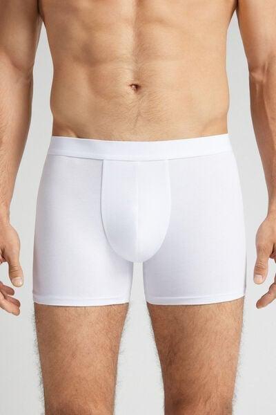 White Superior Cotton Boxers, , large image number 0