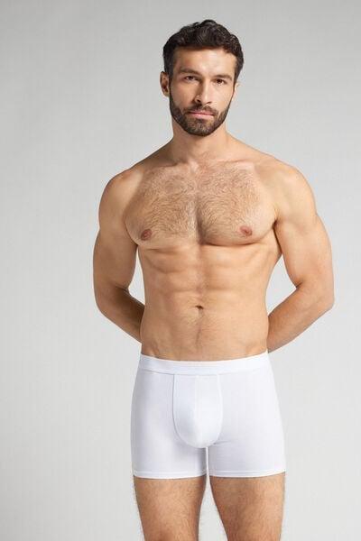 White Superior Cotton Boxers, , large image number 2