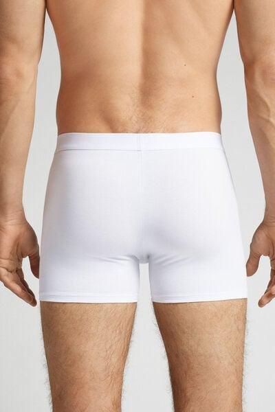 White Superior Cotton Boxers, , large image number 3