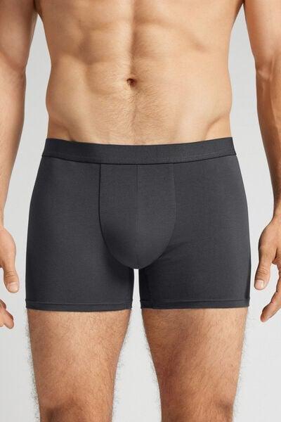 Grey Elasticated Waistband Boxers, B601_4712, large image number 0