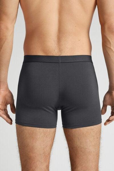 Grey Elasticated Waistband Boxers, B601_4712, large image number 3