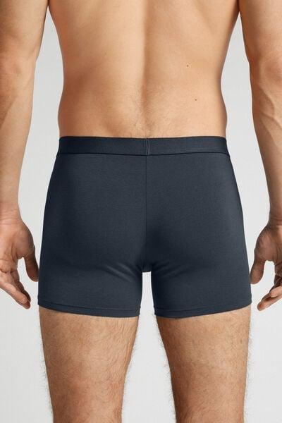 Blue Elasticated Waistband Boxers, , large image number 3